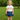 Girl wearing a white tee shirt with gold glitter art deco picture on
