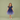 Sparkly Blue Flower Girl Dress