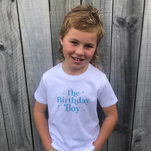 The Birthday Boy T-Shirt Blue