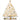 Decorative Christmas tree with ornaments and presents on a white background