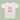 White t-shirt with 'Two Cute' text in pink on a light green background