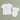 White t-shirt and baby onesie with 'Big sister' and 'Lil sister' text on a green background