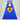 blue superhero cape shield