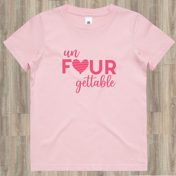 Unfourgettable pink tee