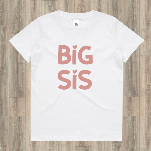 Big Sis Pink Tshirt
