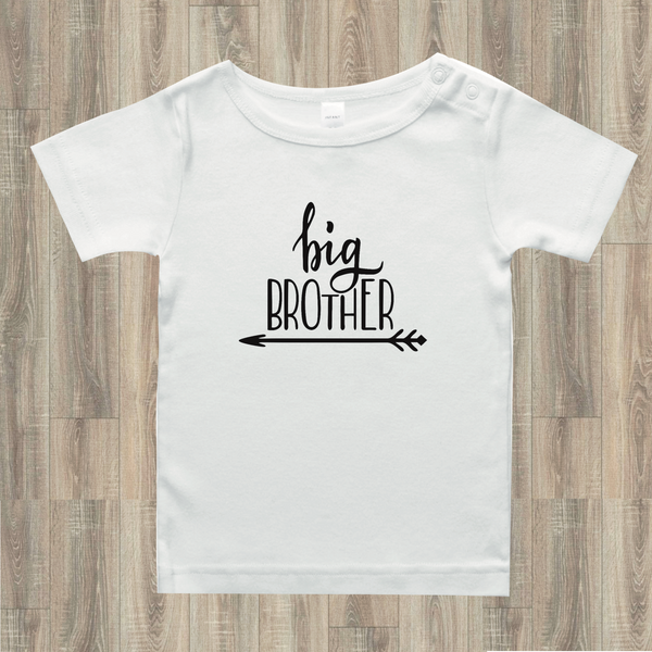 Big Brother White T Shirt with arrow