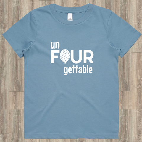 Unfourgettable blue tee
