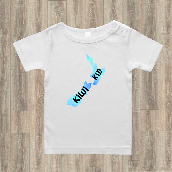 Kiwi Kid New Zealand Toddler T-shirt Blue