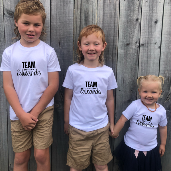 Personalised Family T-shirt or Onesie