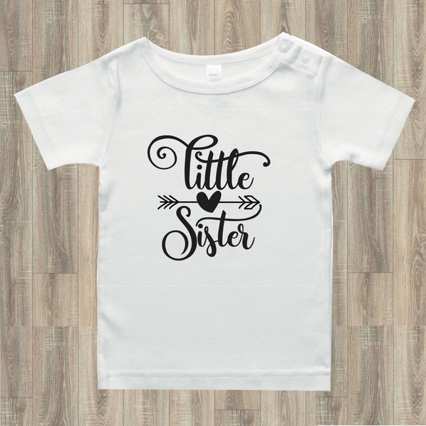 Little Sister Tee or Onesie (arrow)