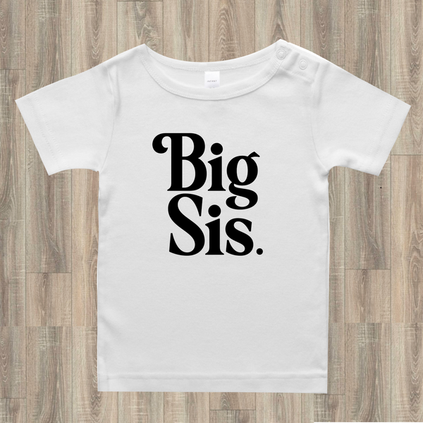 Big Sis Onesie Tee or Toddler Tee