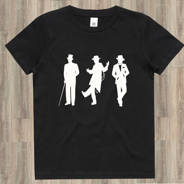 Art Deco T-shirt Boys Black and White