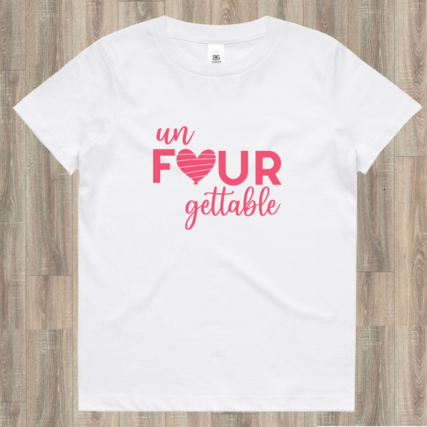 Un Four Gettable Girls T Shirt