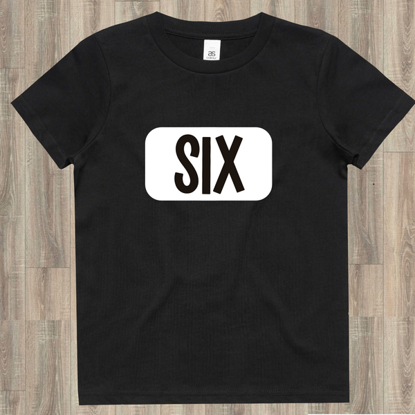 Black Six Tee