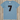 Blue tee number 7 