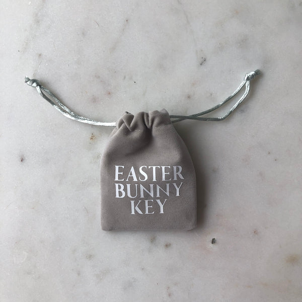 Easter Bunny Key & Storage Pouch
