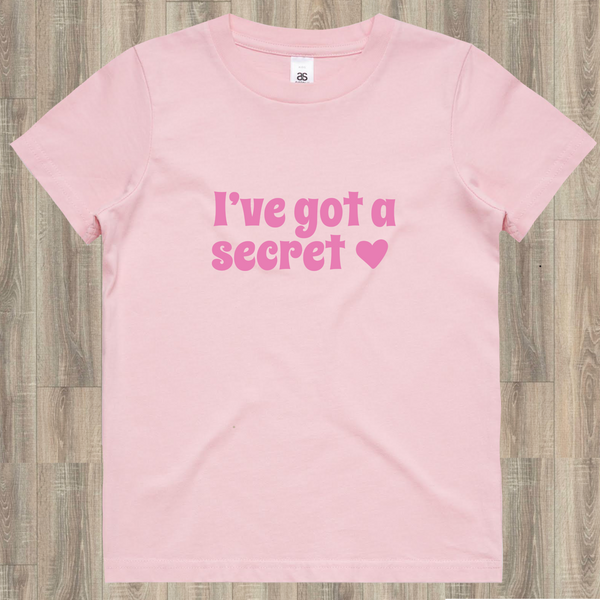 I've Got A Secret Tee - Pink