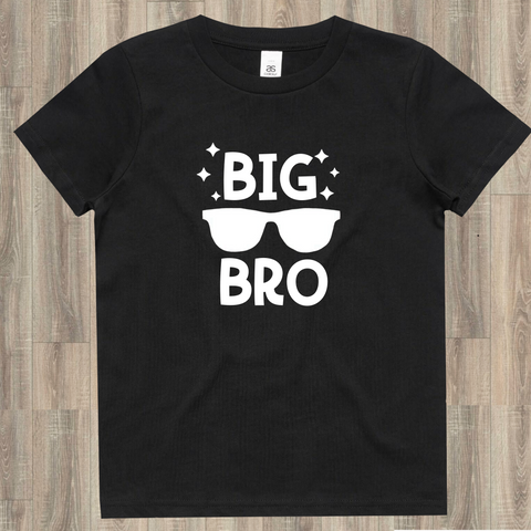 Big Bro Sunglasses T-shirt Black and White