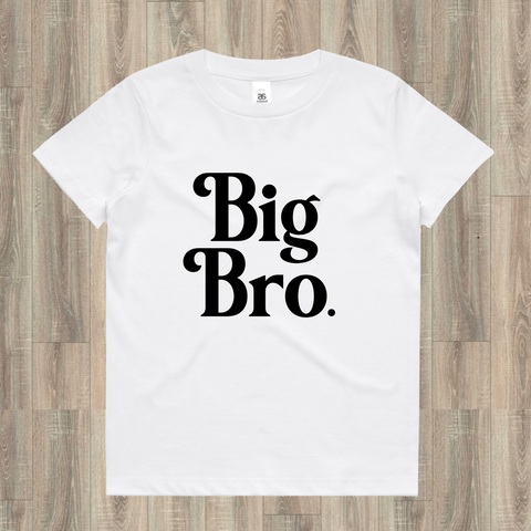 Big Bro White and Black Tshirt