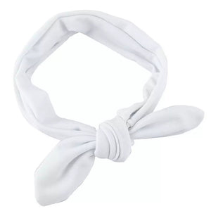 Girls white headband