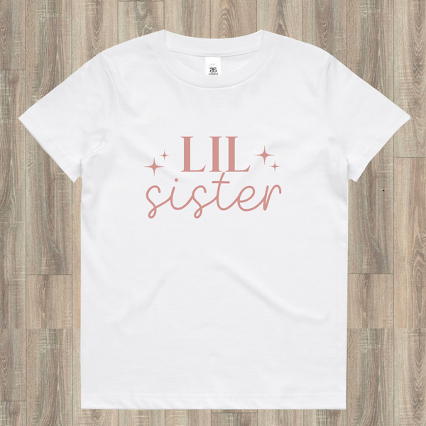 Lil Sister Pink Tshirt