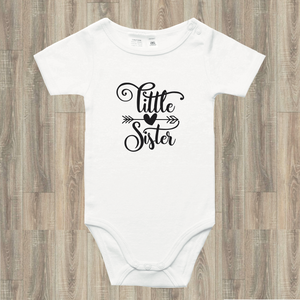 Little Sister arrow onesie