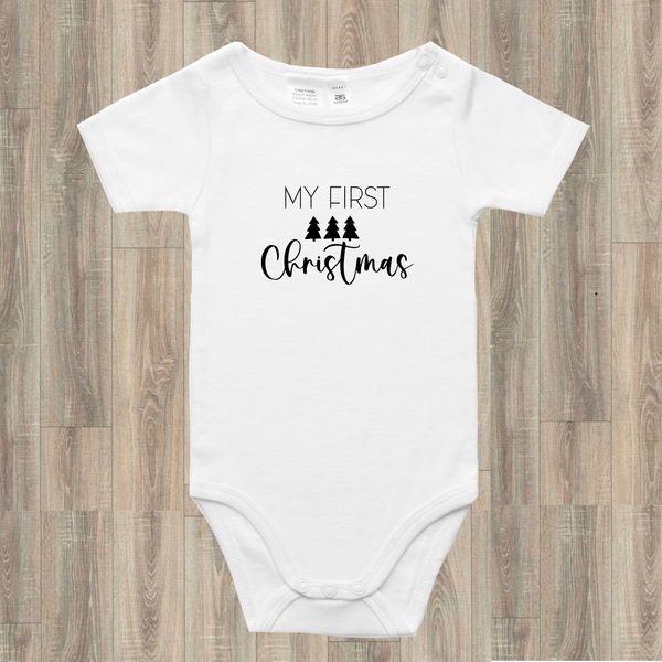 My First Christmas Romper