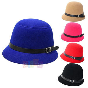 Girls Vintage Fedora Hat 