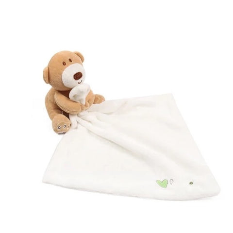 White Teddy Snuggle Blanket
